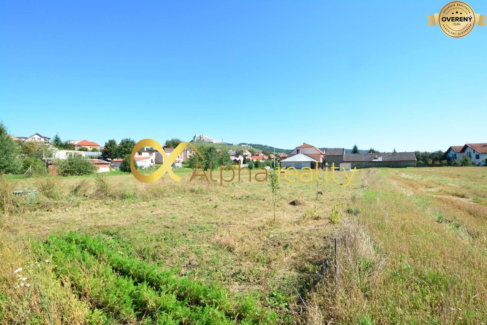 Pozemok vhodný na výstavbu rodinného domu Spišské Podhradie