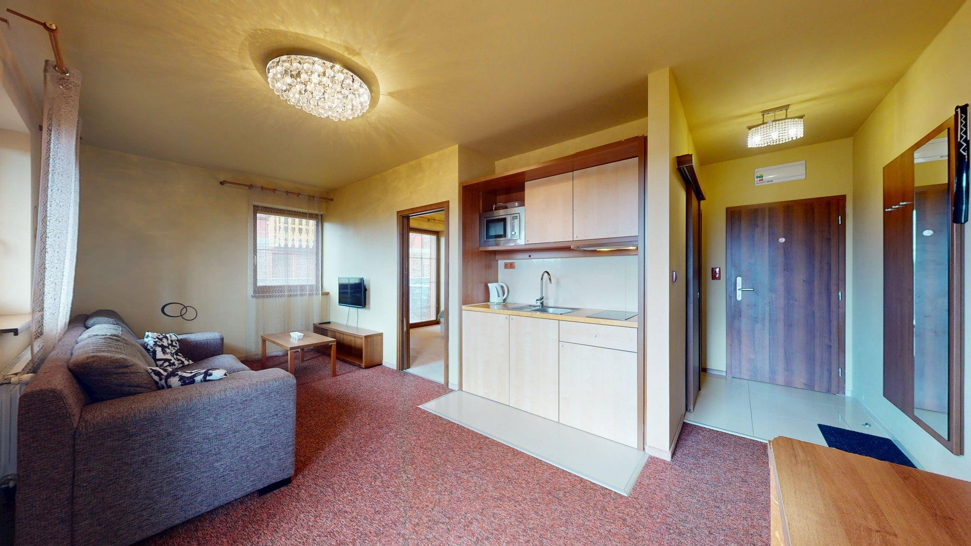 EXKLUZÍVNE 2i apartmán s terasou, garážovým státím, Veľká Lomnica