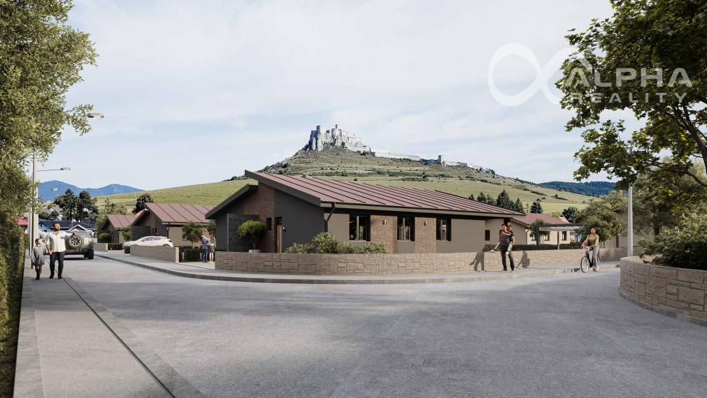 Exkluzívne novostavba rodinný dom - bungalov, Spišské Podhradie