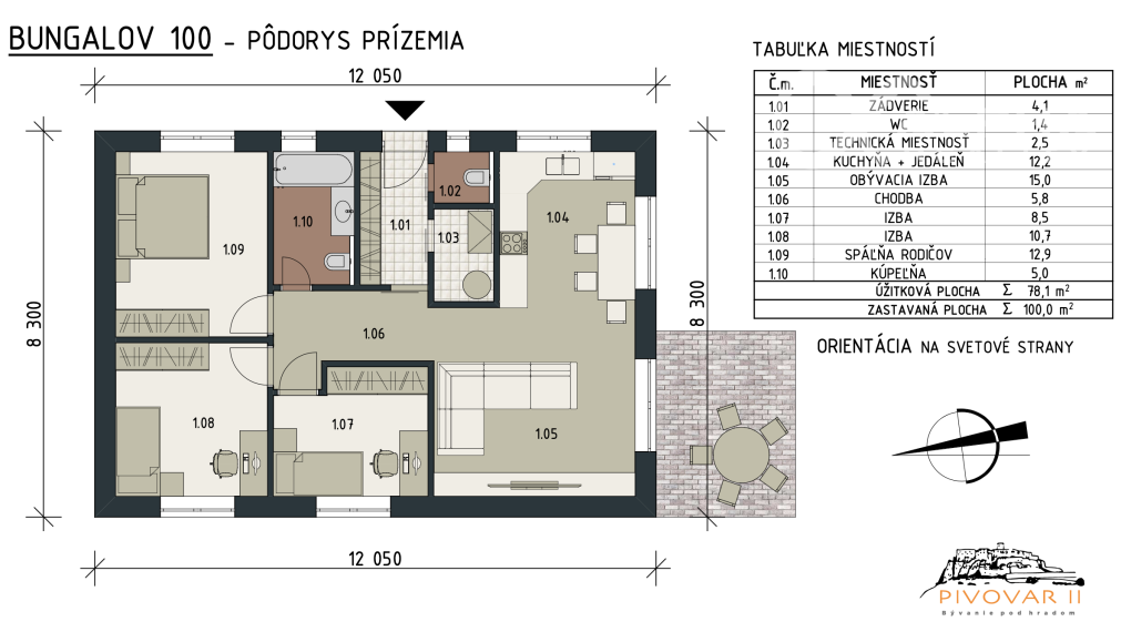 Exkluzívne novostavba rodinný dom - bungalov, Spišské Podhradie