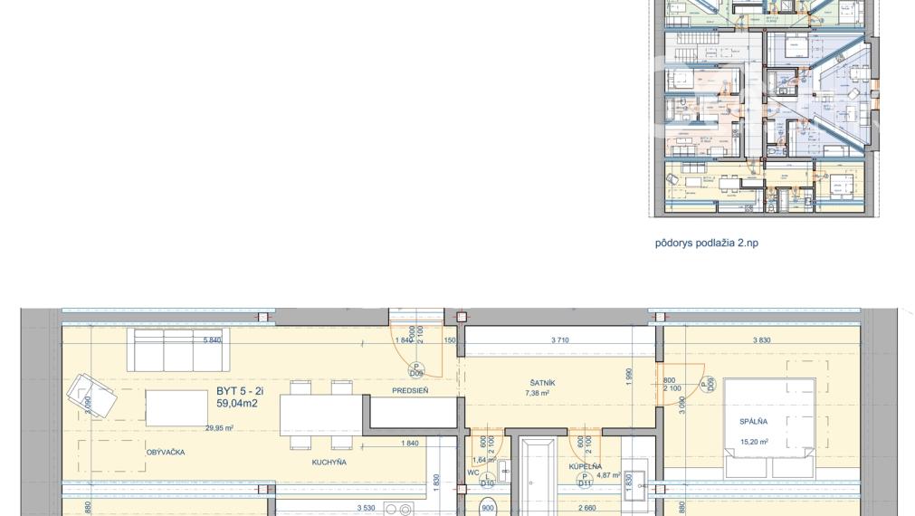 Exkluzívne 2i byt širšie centrum, Spišská Nová Ves