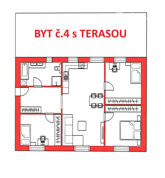 EXKLUZÍVNE novostavby bytov s terasou, parkovaním, Novoveská Huta, okr. Spišská Nová Ves