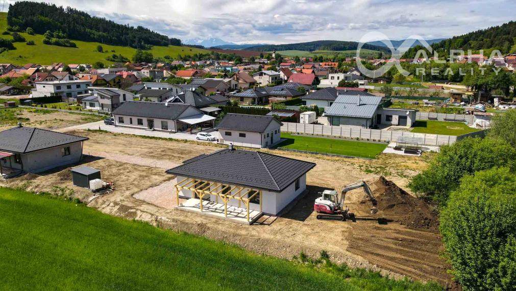 EXKLUZÍVNE: Novostavba 4i bungalov, obec Harichovce, okres Sp. Nová Ves