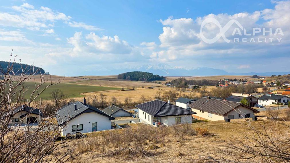 Exkluzívne pozemok na výstavbu RD, Vlková, okres Kežmarok