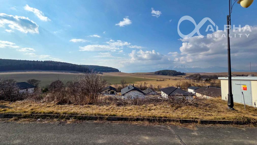 Exkluzívne pozemok na výstavbu RD, Vlková, okres Kežmarok