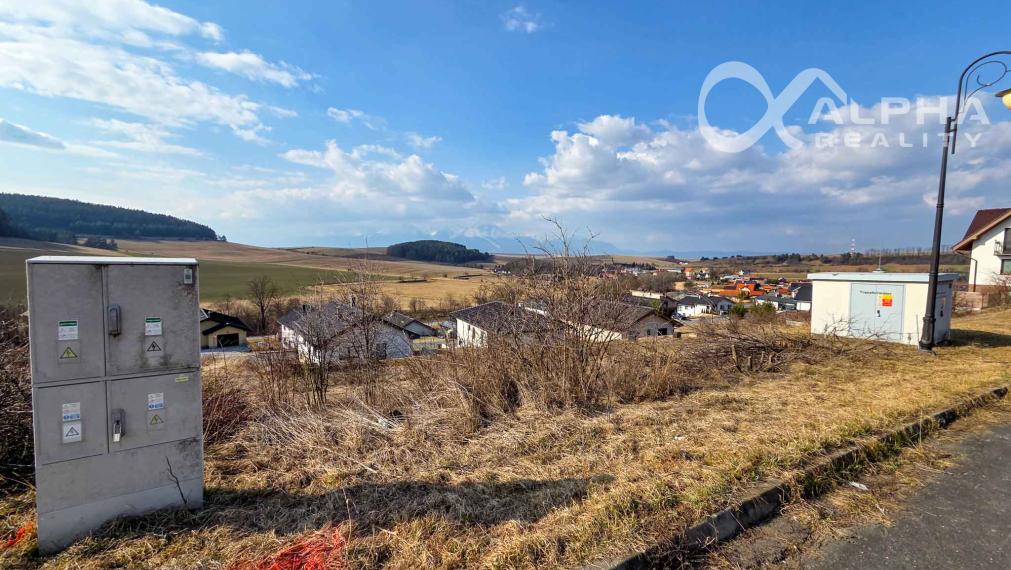 Exkluzívne pozemok na výstavbu RD, Vlková, okres Kežmarok