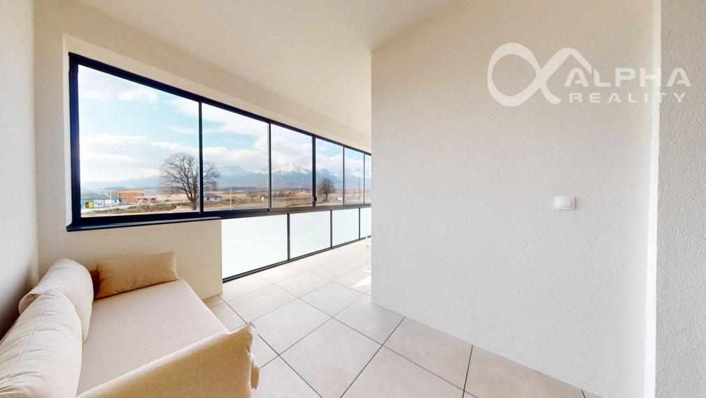 EXKLUZÍVNE 2i apartmán s terasou, parkovaním, Veľký Slavkov, okr. Poprad