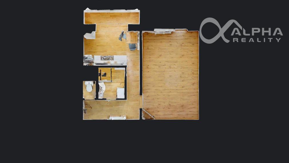 Prenájom 1 izbový byt s loggiou, centrum, Spišská Nová Ves