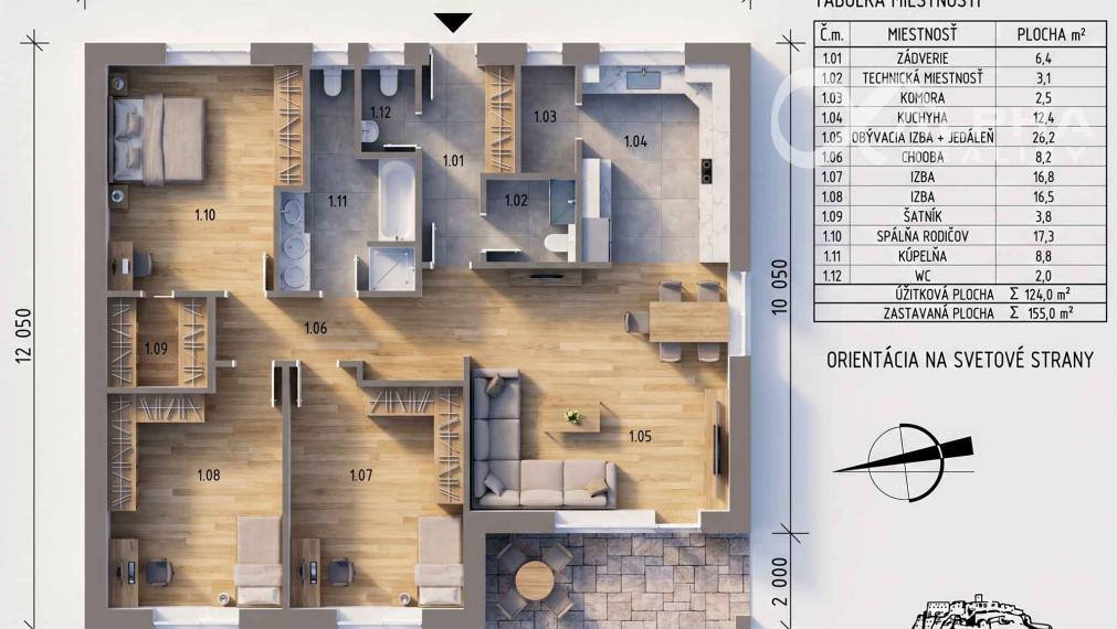 Exkluzívne novostavba rodinný dom - bungalov, Spišské Podhradie