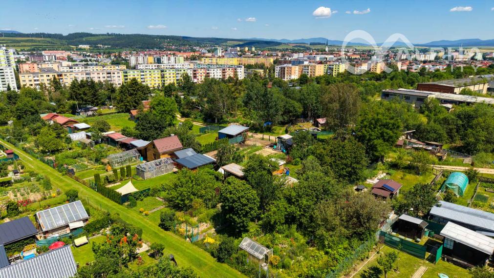 EXKLUZÍVNE Záhrada s chatkou, sídl. Mier, Spišská Nová Ves
