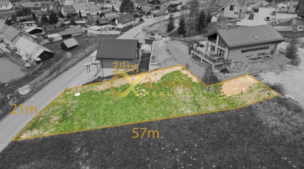 Stavebný pozemok lokalita Slnečná úboč, Levočská Dolina, okres Levoča