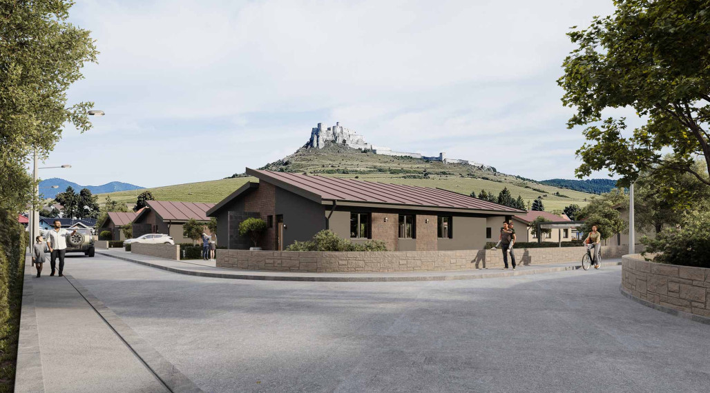 Exkluzívne novostavba rodinný dom - dvojdom, Spišské Podhradie