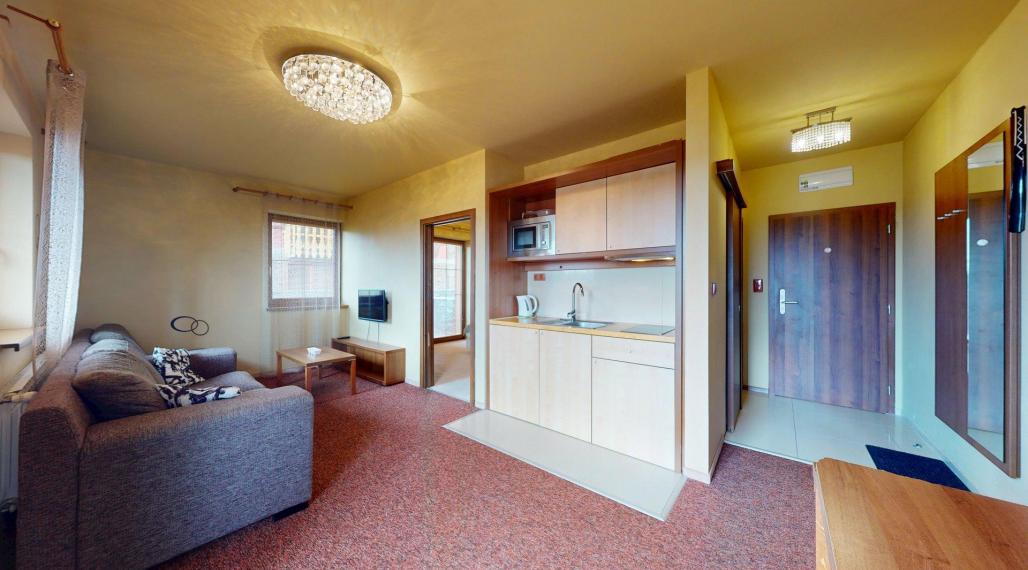 EXKLUZÍVNE 2i apartmán s terasou, garážovým státím, Veľká Lomnica