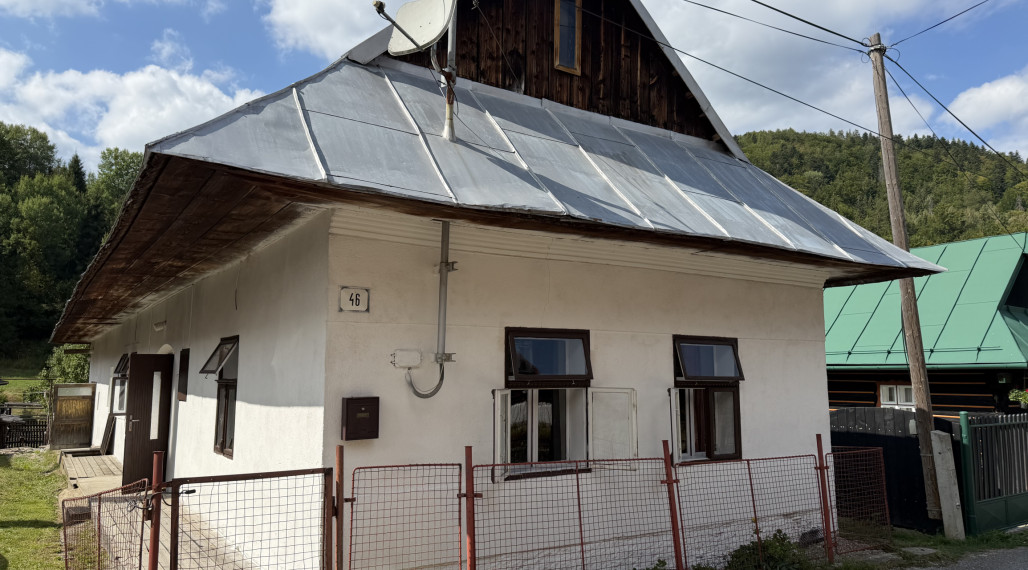 EXKLUZÍVNE Chalupa s pozemkom 828m2, Henclová, okr. Gelnica