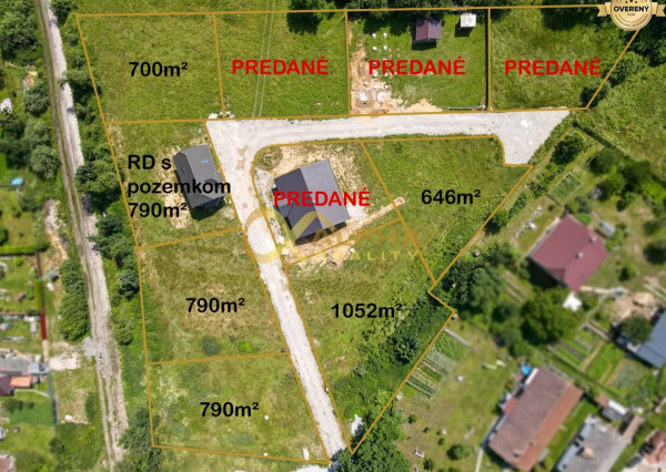 EXKLUZÍVNE Stavebné pozemky, Markušovce, okr. Spišská Nová Ves