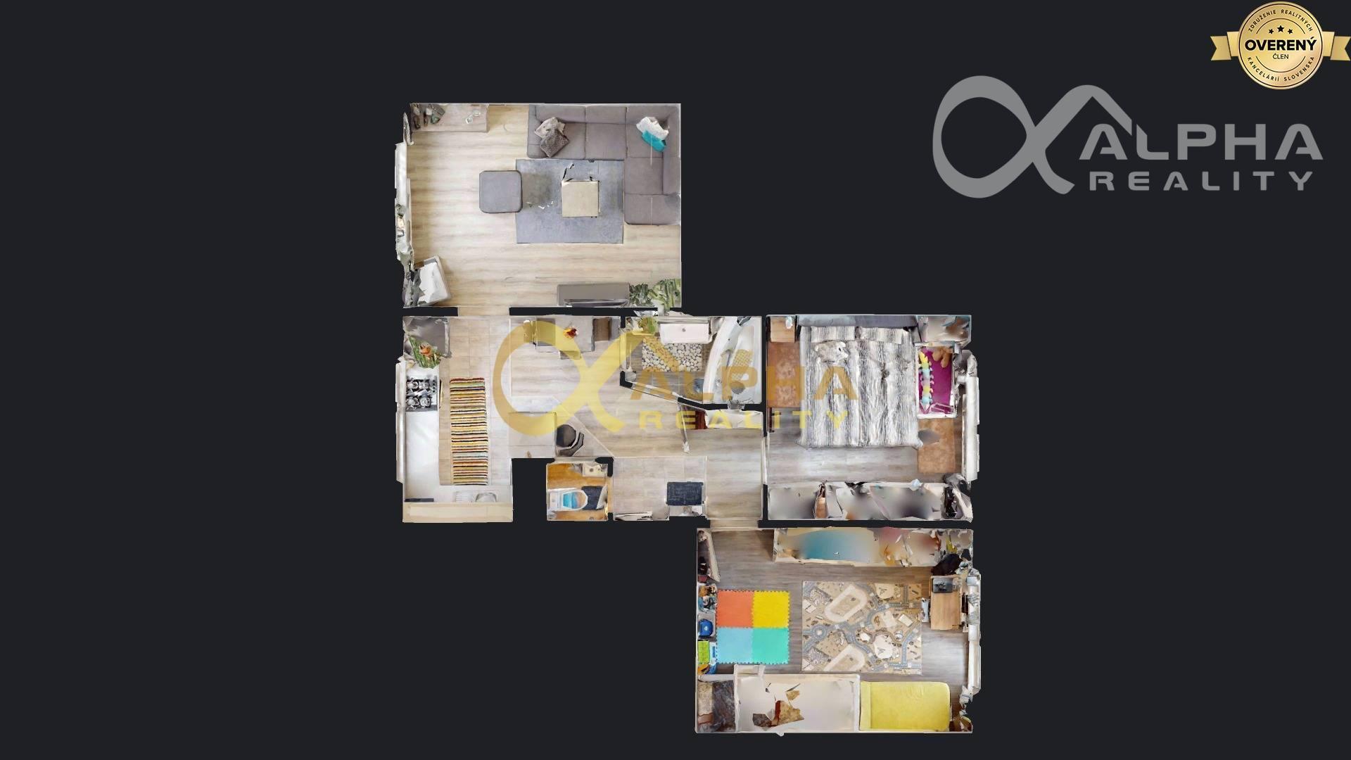 EXKLUZÍVNE 3 izbový byt s loggiou, sídlisko Mier, Spišská Nová Ves