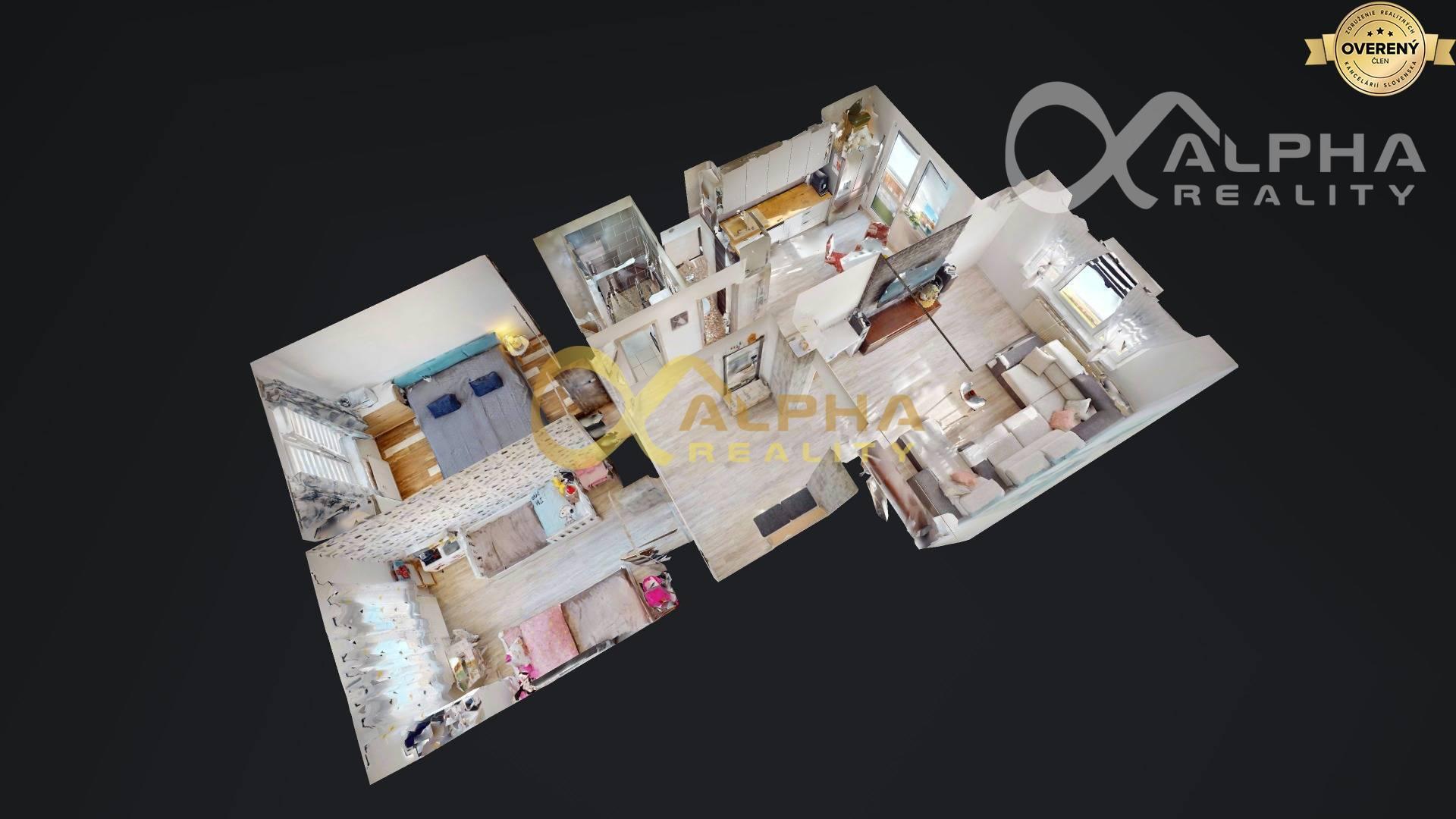 EXKLUZÍVNE 3 izbový byt s loggiou, sídlisko Západ, Spišská Nová Ves