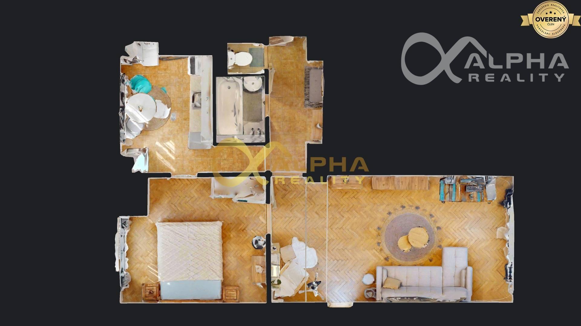 EXKLUZÍVNE 2 izbový byt s balkónom, centrum, Spišská Nová Ves