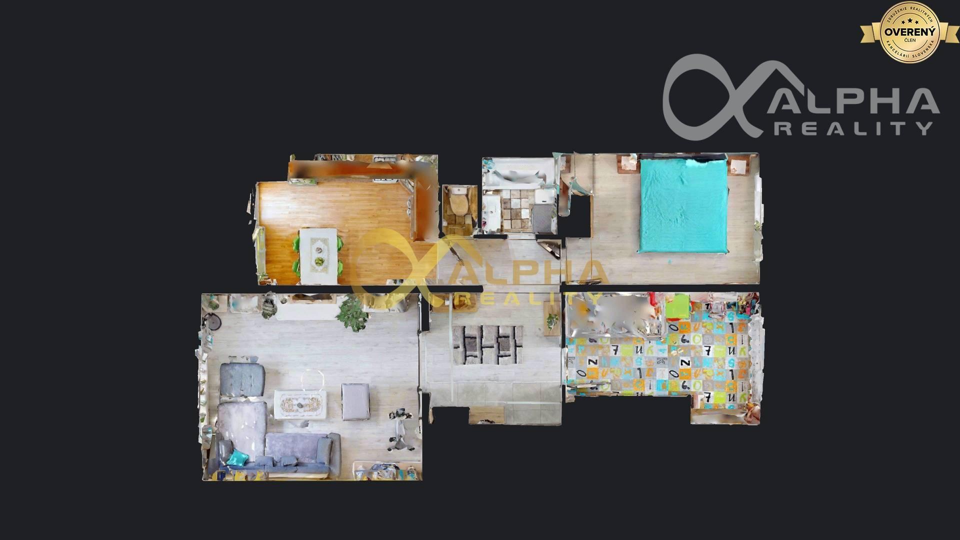 Nová cena EXKLUZÍVNE 3 izbový byt s loggiou, Západ, Spišská Nová Ves