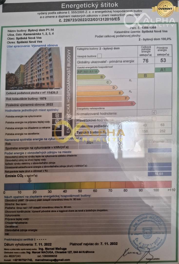 Nová cena EXKLUZÍVNE 3 izbový byt s loggiou, Západ, Spišská Nová Ves