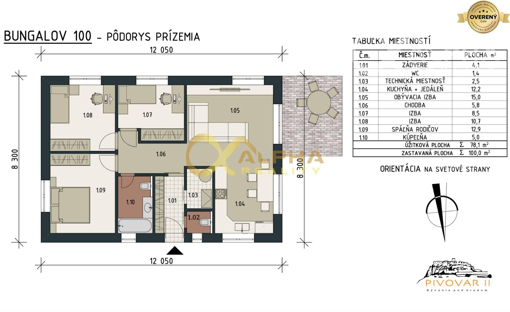 Exkluzívne novostavba rodinný dom - bungalov, Spišské Podhradie