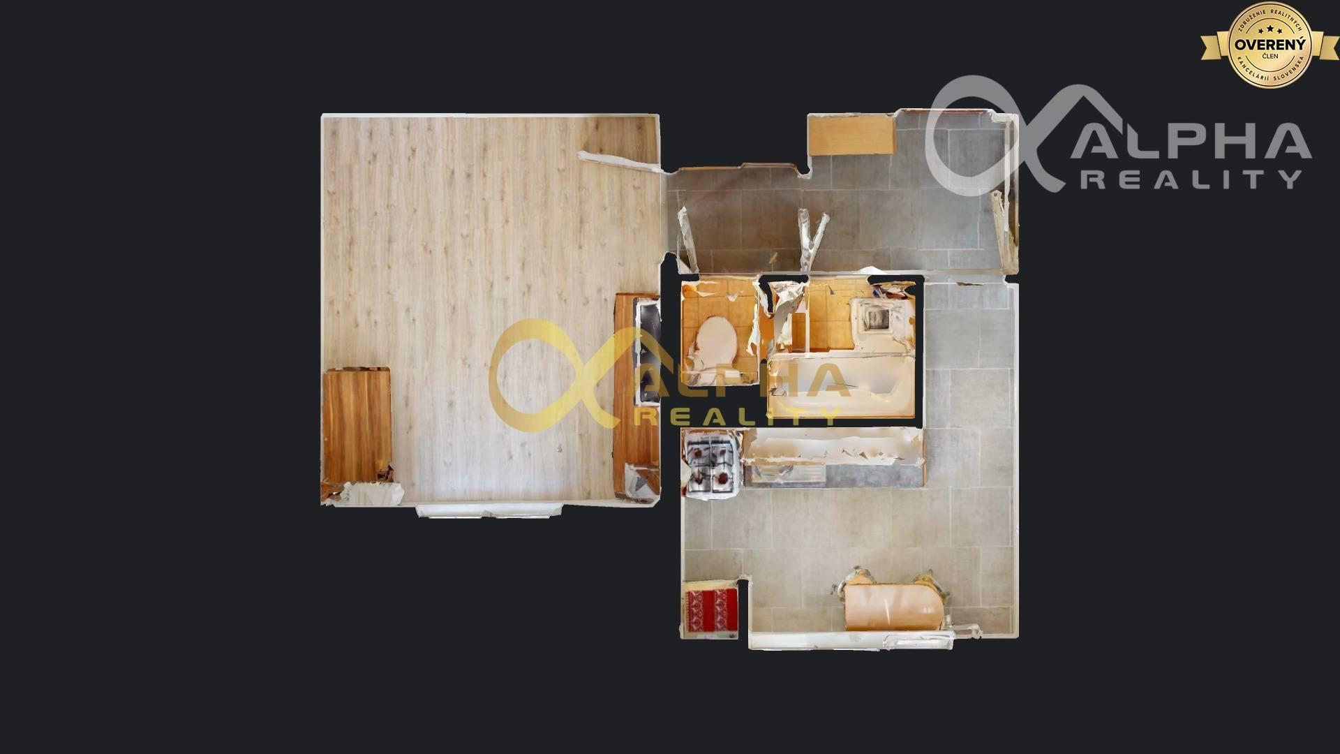 EXKLUZÍVNE 1 izbový byt s loggiou, sídlisko Tarča, Spišská Nová Ves