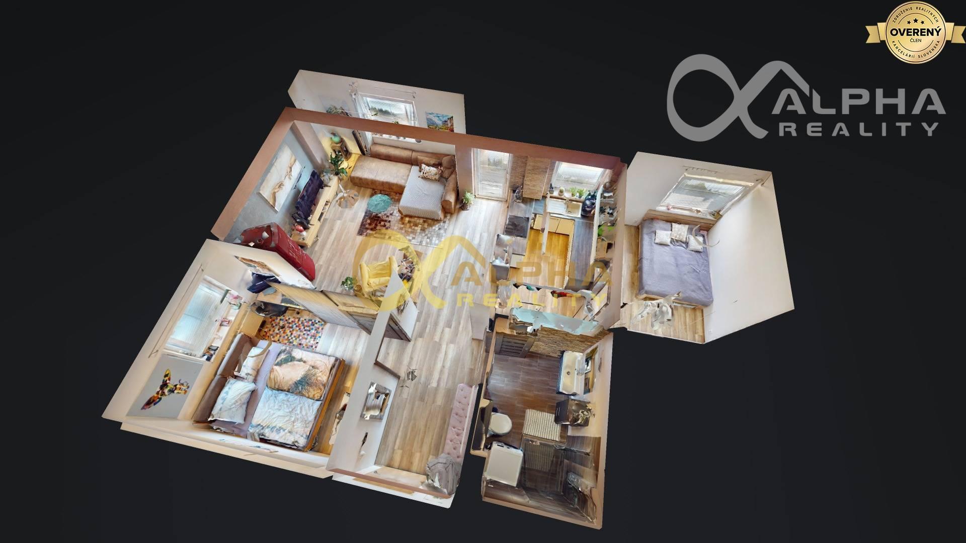 EXKLUZÍVNE 3 izbový byt s terasou, Spišská Nová Ves