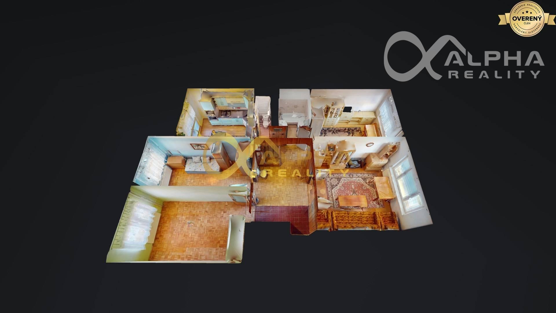 EXKLUZÍVNE 4 izbový byt s loggiou, sídlisko Mier, Spišská Nová Ves