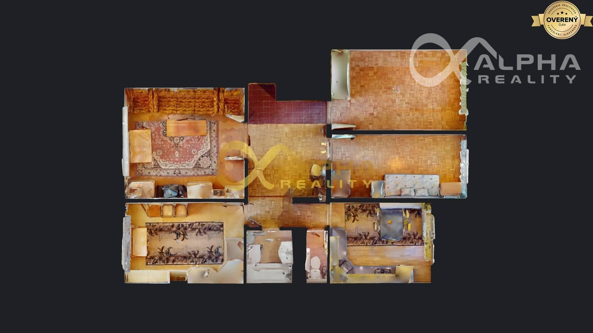 EXKLUZÍVNE 4 izbový byt s loggiou, sídlisko Mier, Spišská Nová Ves