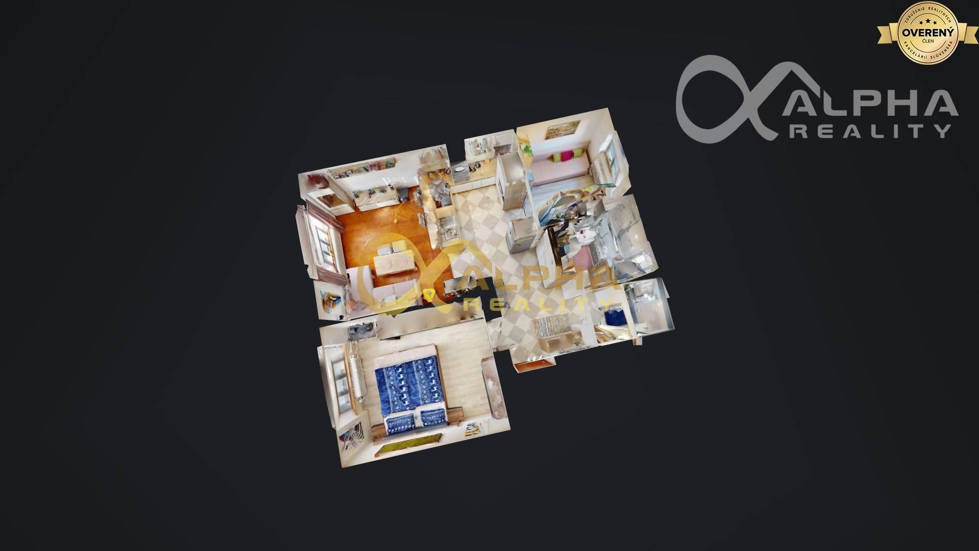 2 izbový byt upravený na 3 izbový, centrum, Spišská Nová Ves