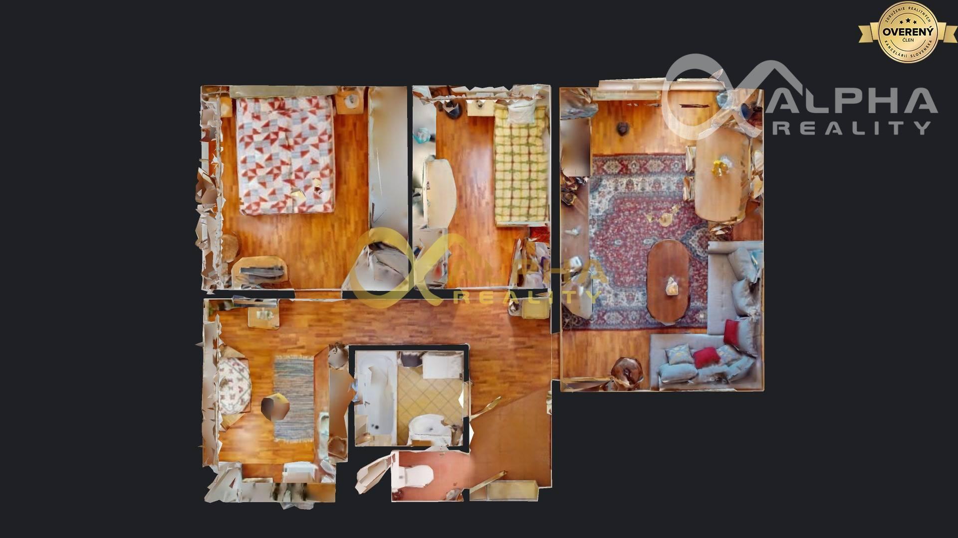 EXKLUZÍVNE 3 izbový byt s loggiou, sídl. Mier, Spišská Nová Ves