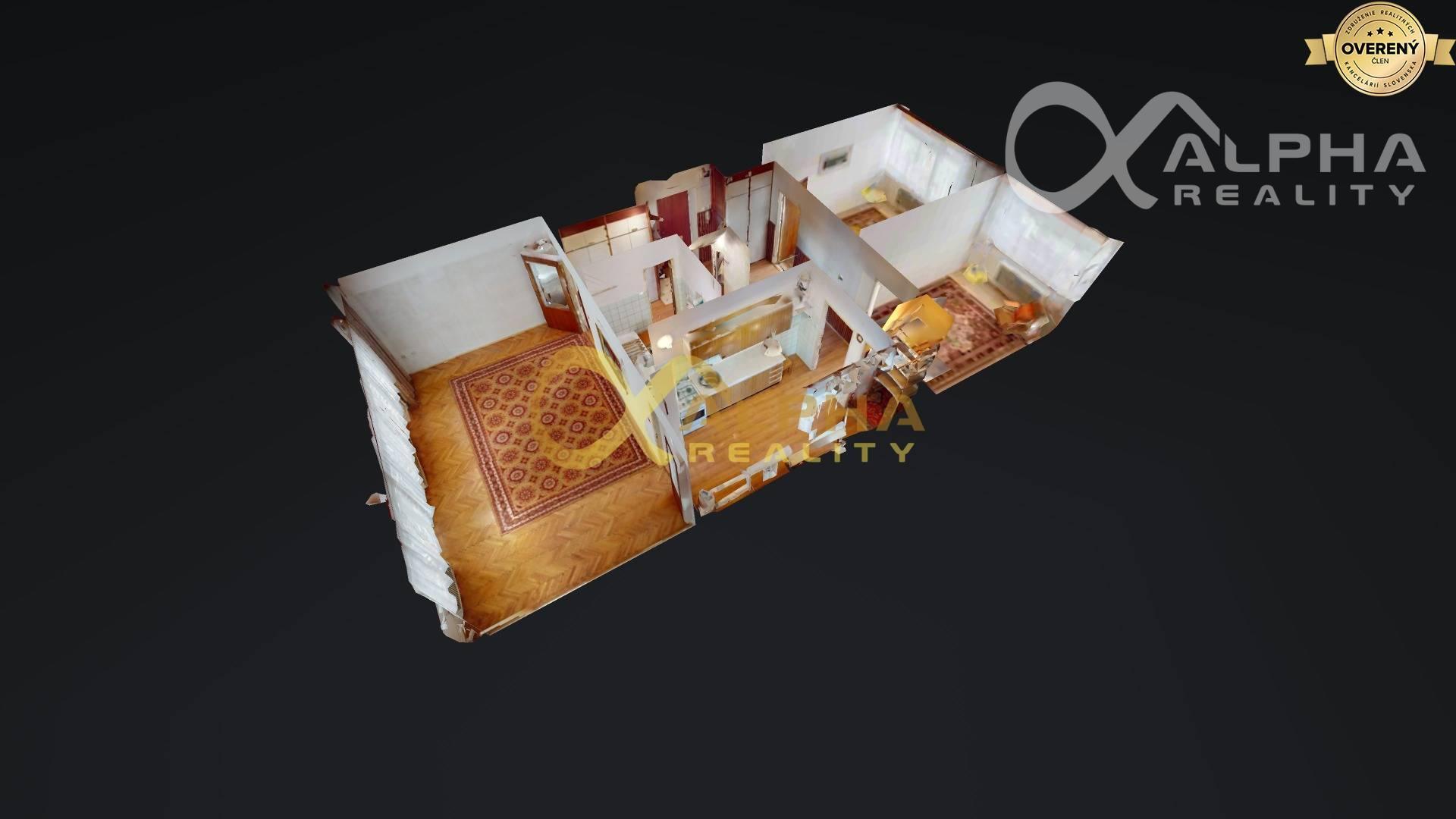 3 izbový byt s loggiou a balkónom, sídlisko Mier, Spišská Nová Ves