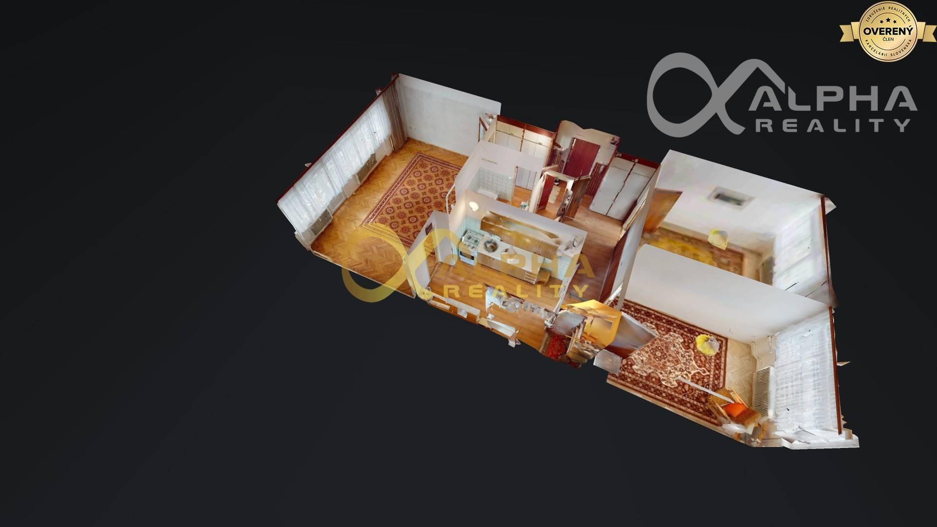 3 izbový byt s loggiou a balkónom, sídlisko Mier, Spišská Nová Ves