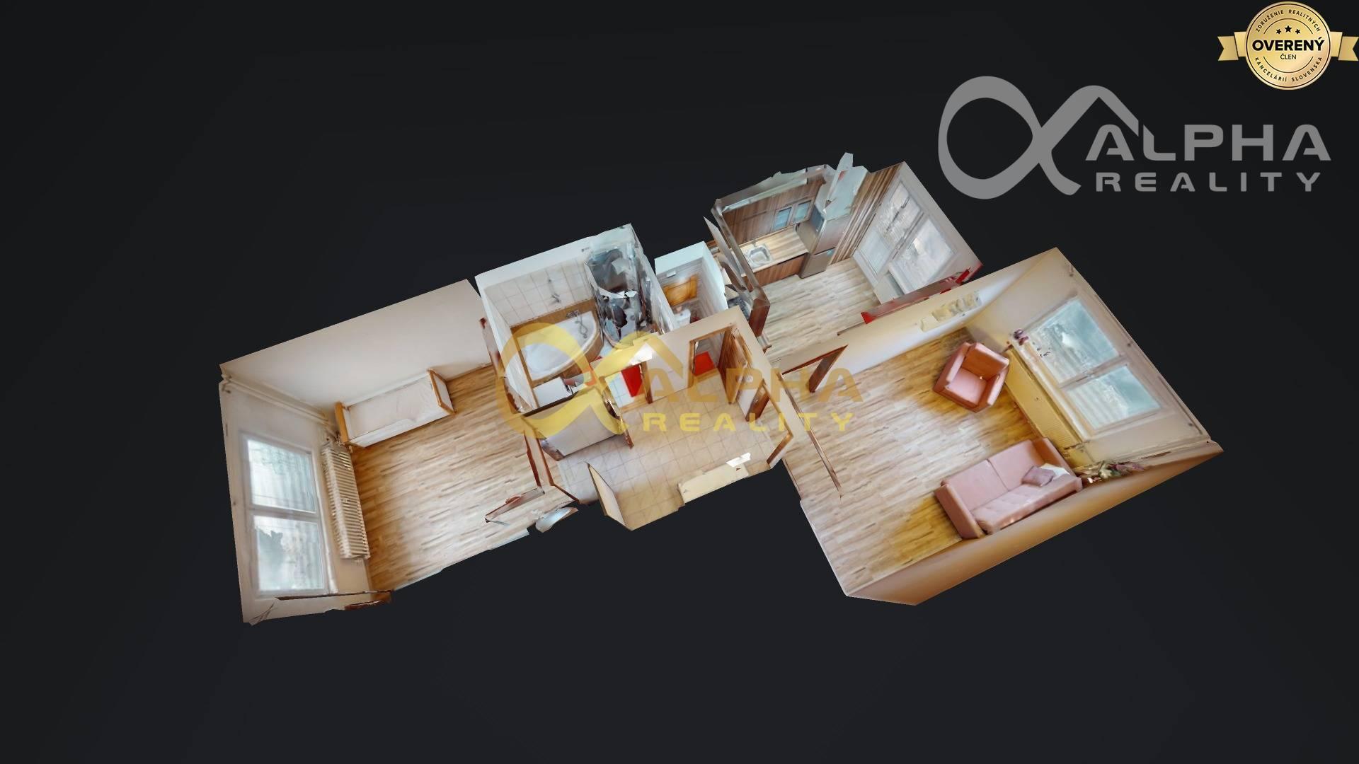 2 izbový byt s loggiou, sídlisko Západ, Smižany