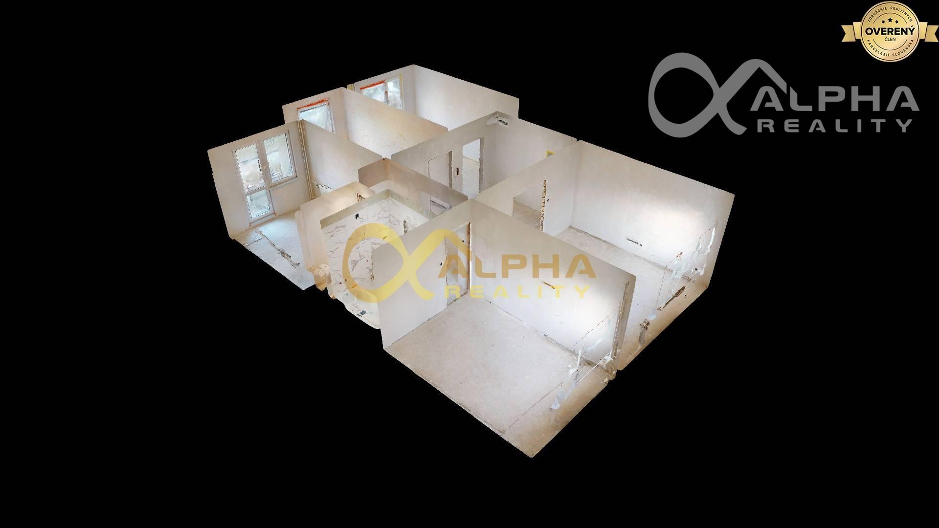 4 izbový holobyt s loggiou, sídlisko Mier, Spišská Nová Ves