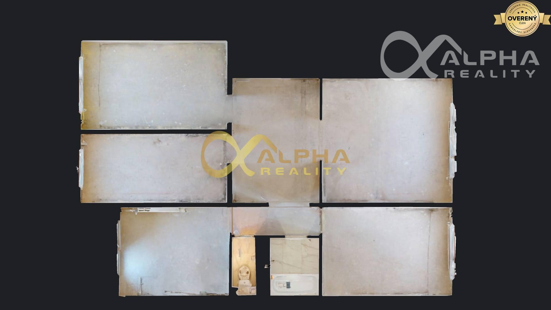 4 izbový holobyt s loggiou, sídlisko Mier, Spišská Nová Ves