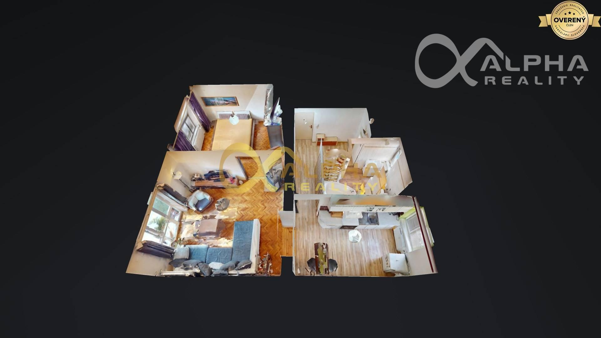 2 izbový byt s balkónom, centrum, Spišská Nová Ves