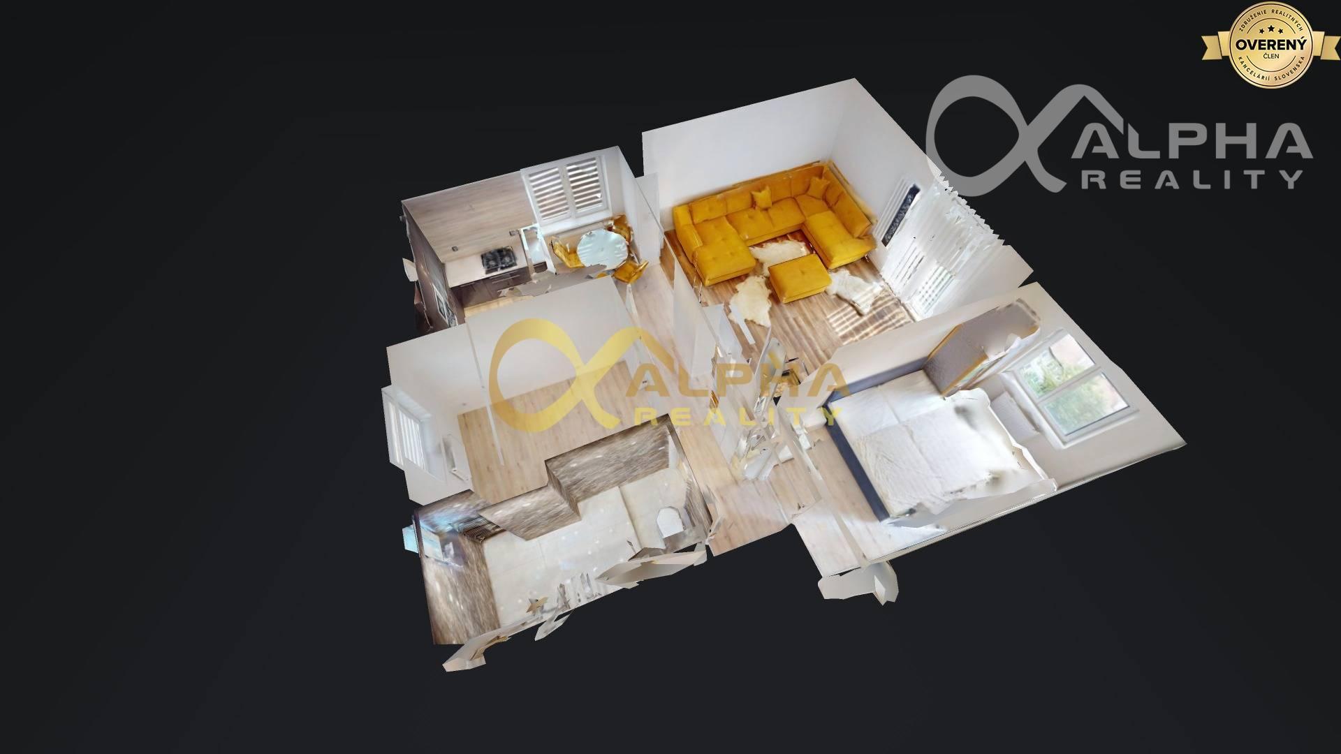 3 izbový byt s balkónom, centrum, Levoča