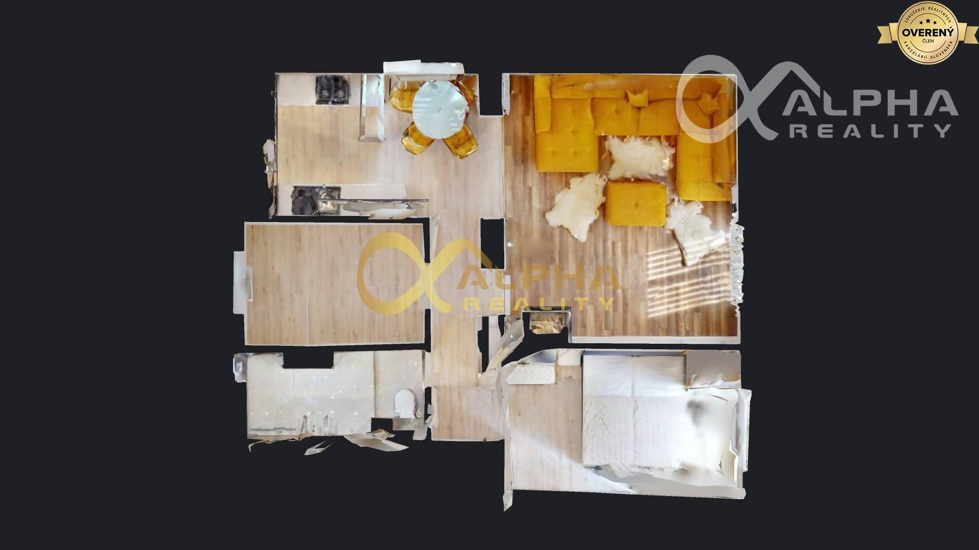 3 izbový byt s balkónom, centrum, Levoča