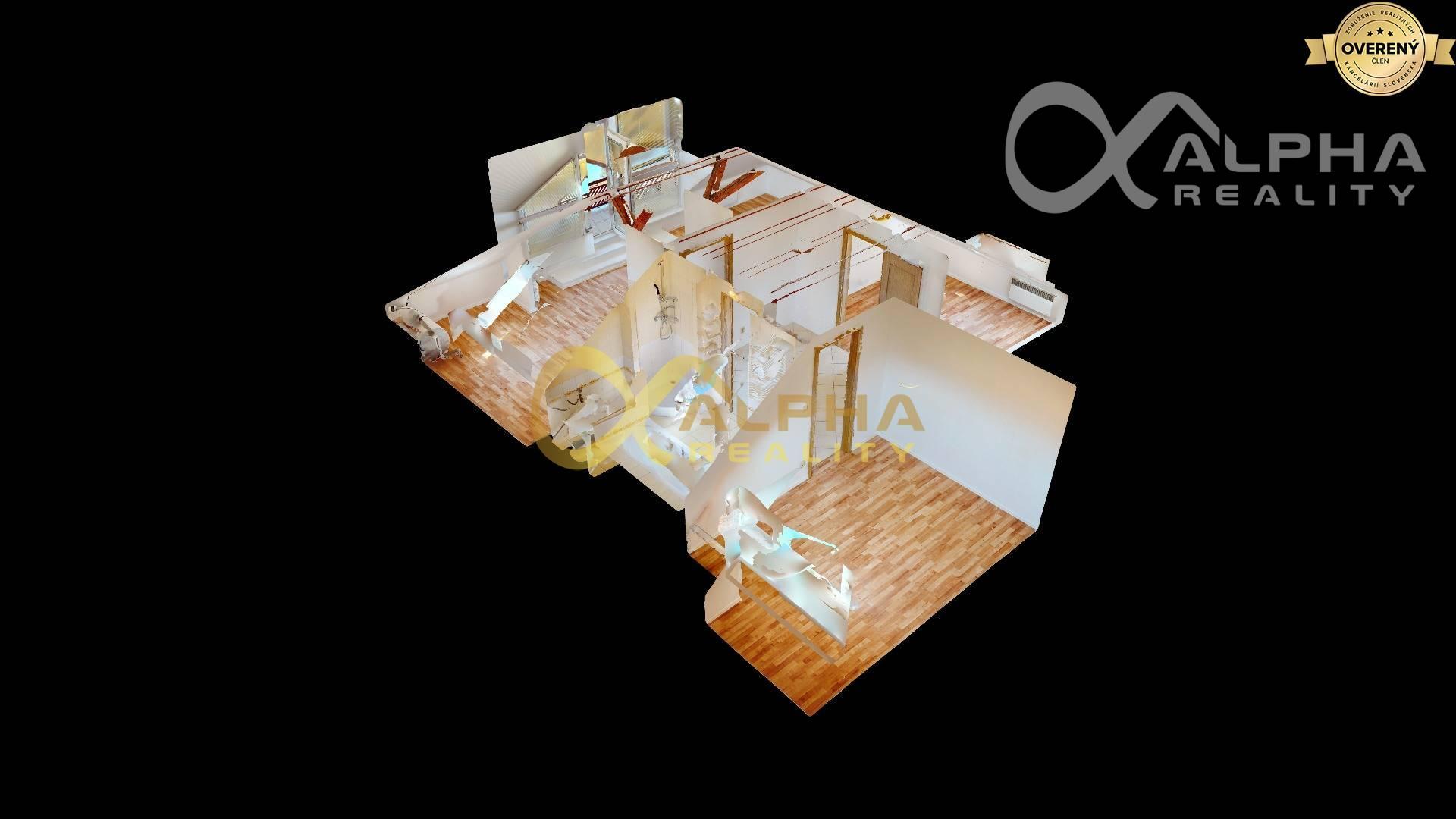 3 izbový podkrovný byt s loggiou, centrum, Spišská Nová Ves