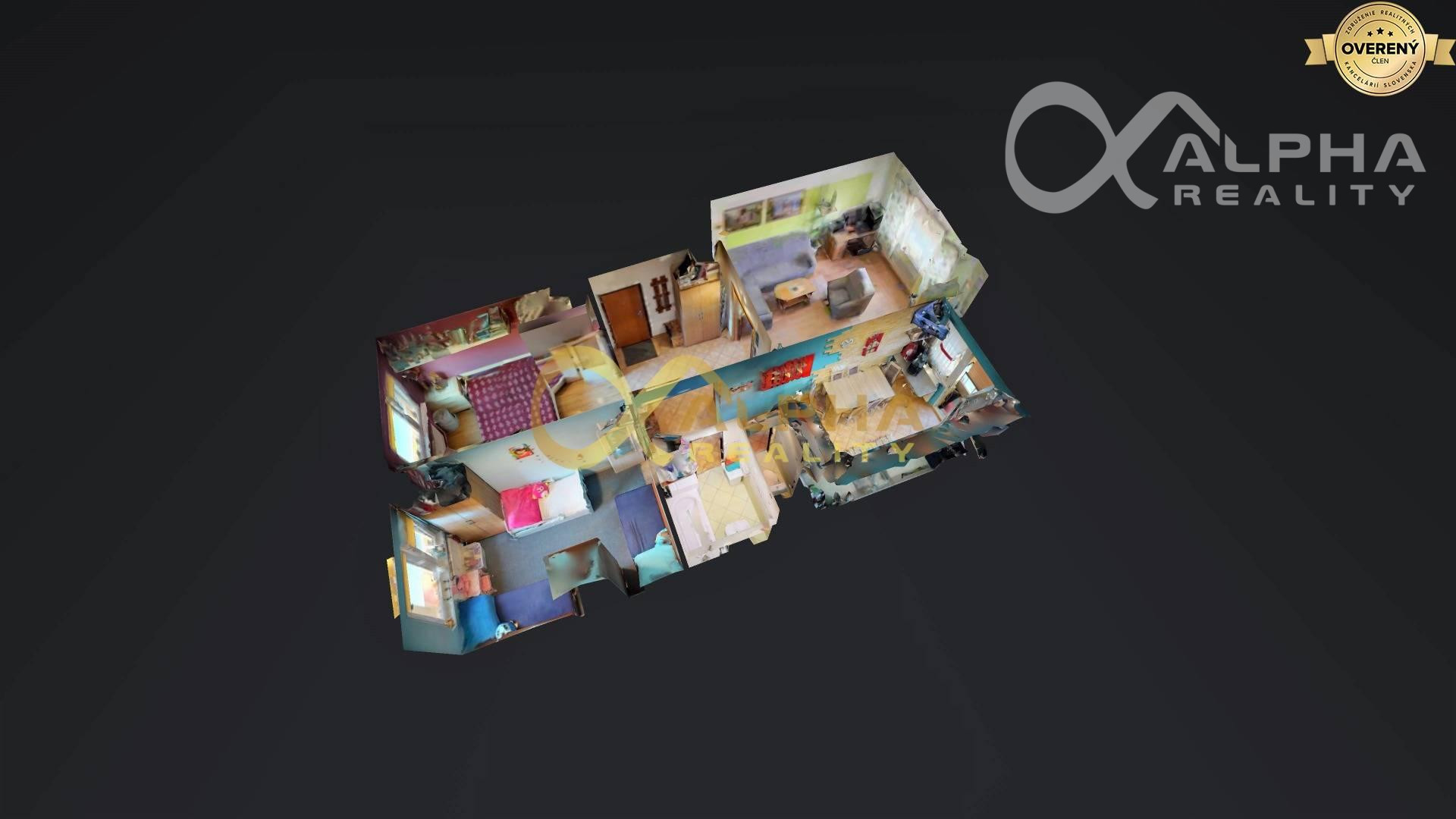 Nová cena 3 izbový byt s loggiou, sídl. Západ, Spišská Nová Ves