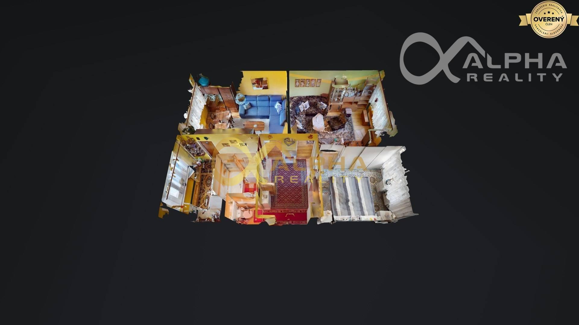  EXKLUZÍVNE 3 izbový byt, sídlisko Mier, Spišská Nová Ves