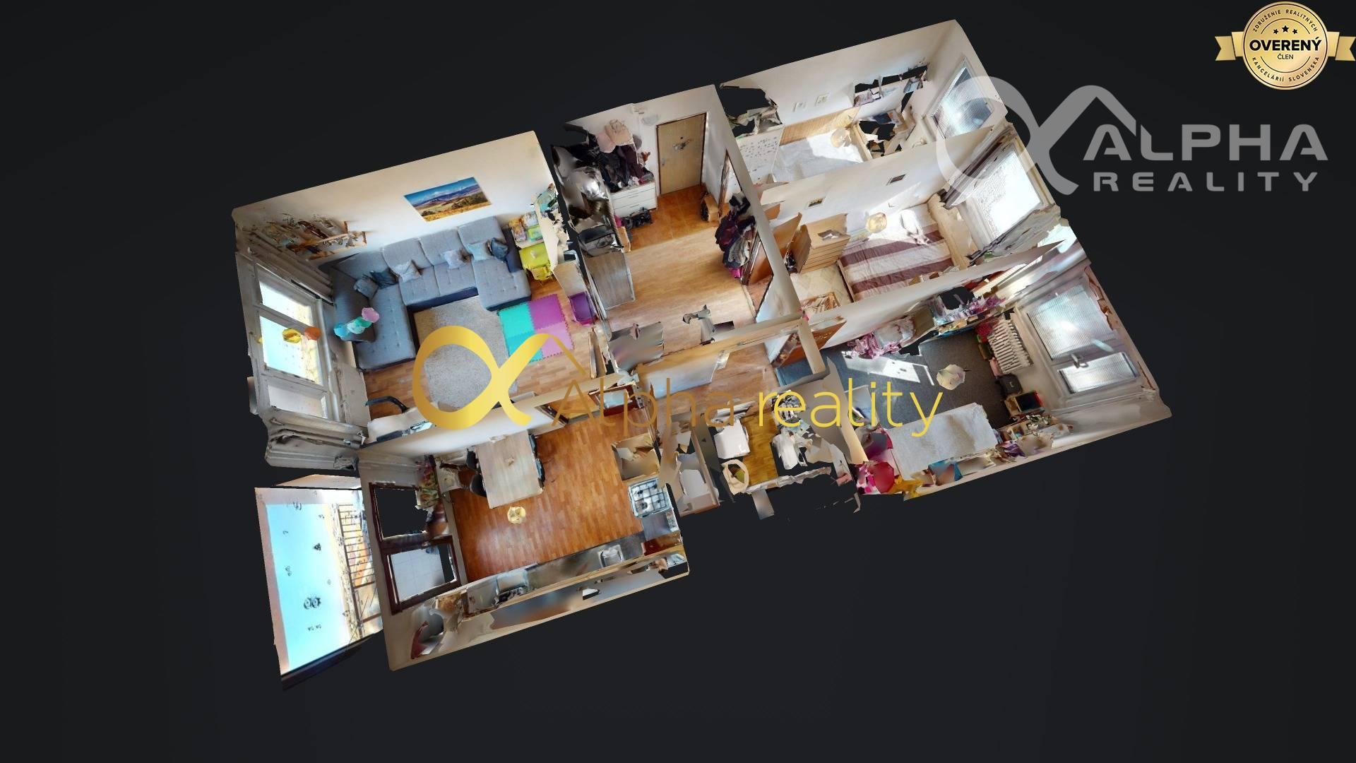 4 izbový byt s loggiou, sídlisko Západ, Smižany, okres Sp. Nová Ves