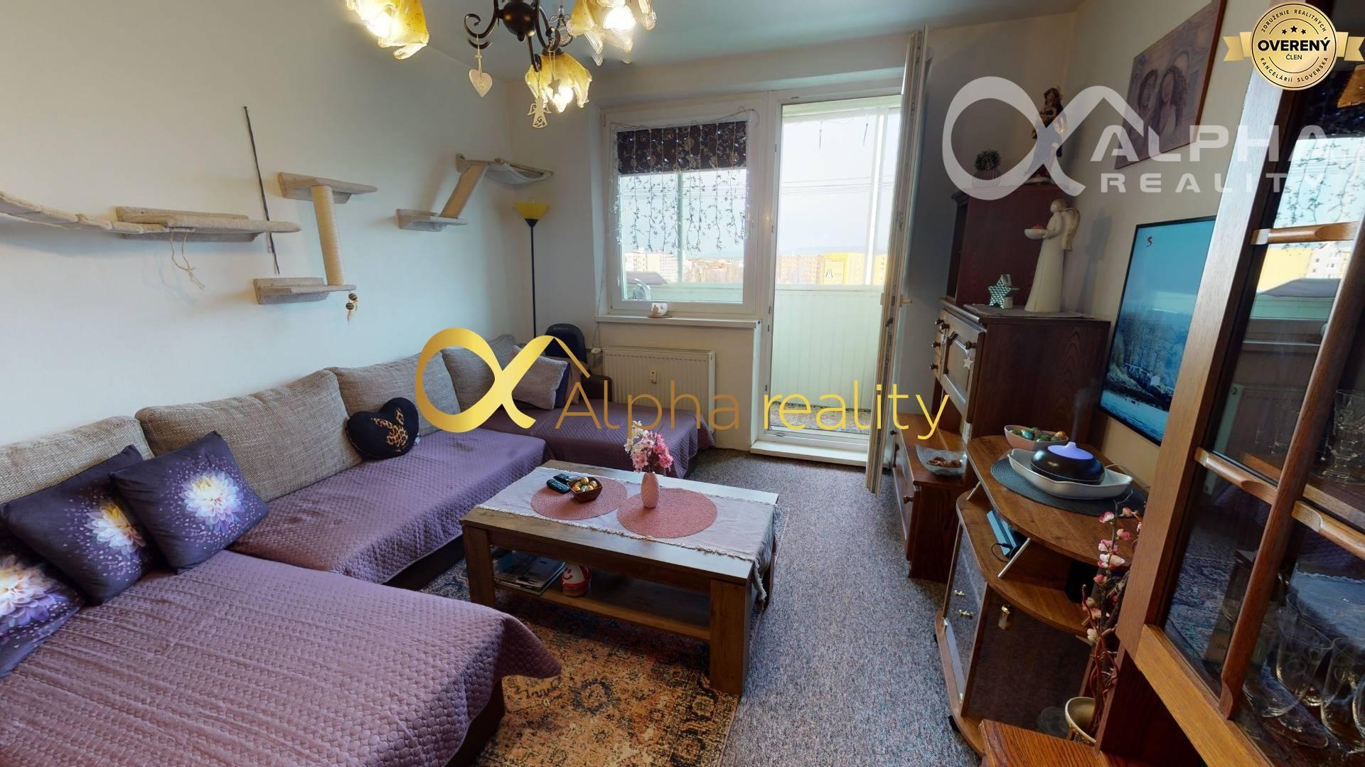 Exkluzívne: Prenájom 3i byt s loggiou, sídl. Mier, Spišská Nová Ves