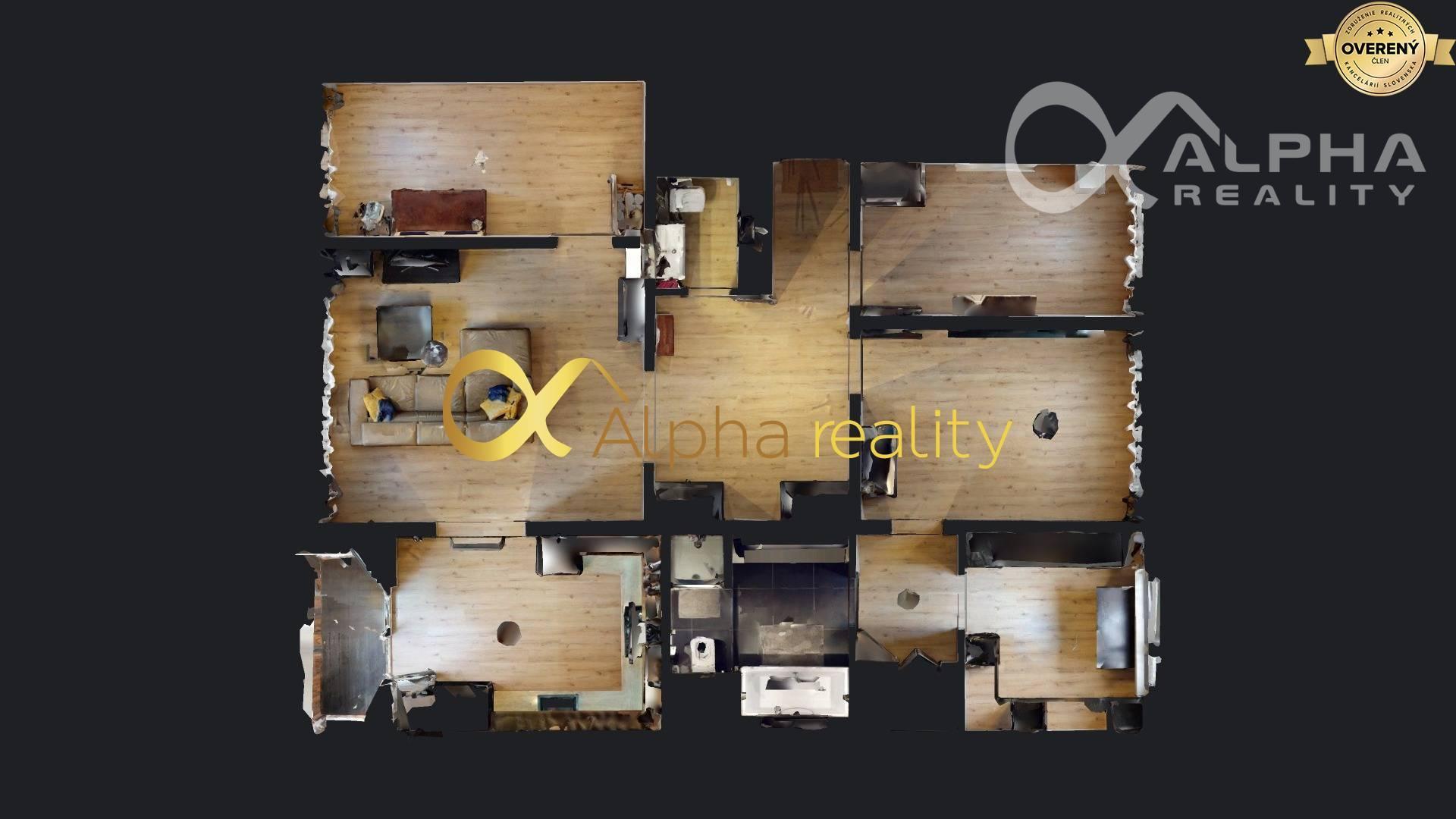 Prenájom 4 izbový byt s loggiou 97,24m2, sídl. Západ, Spišská Nová Ves