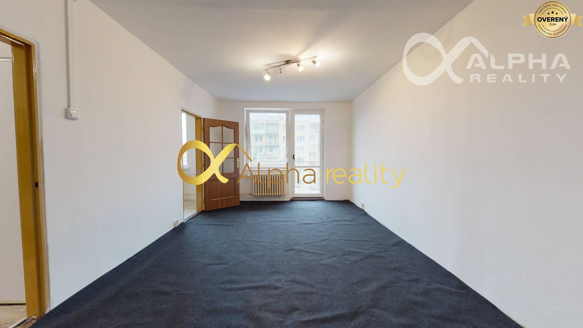 REZERVOVANÉ 1 izbový byt s 2 loggiami, sídl. Mier, Spišská Nová Ves