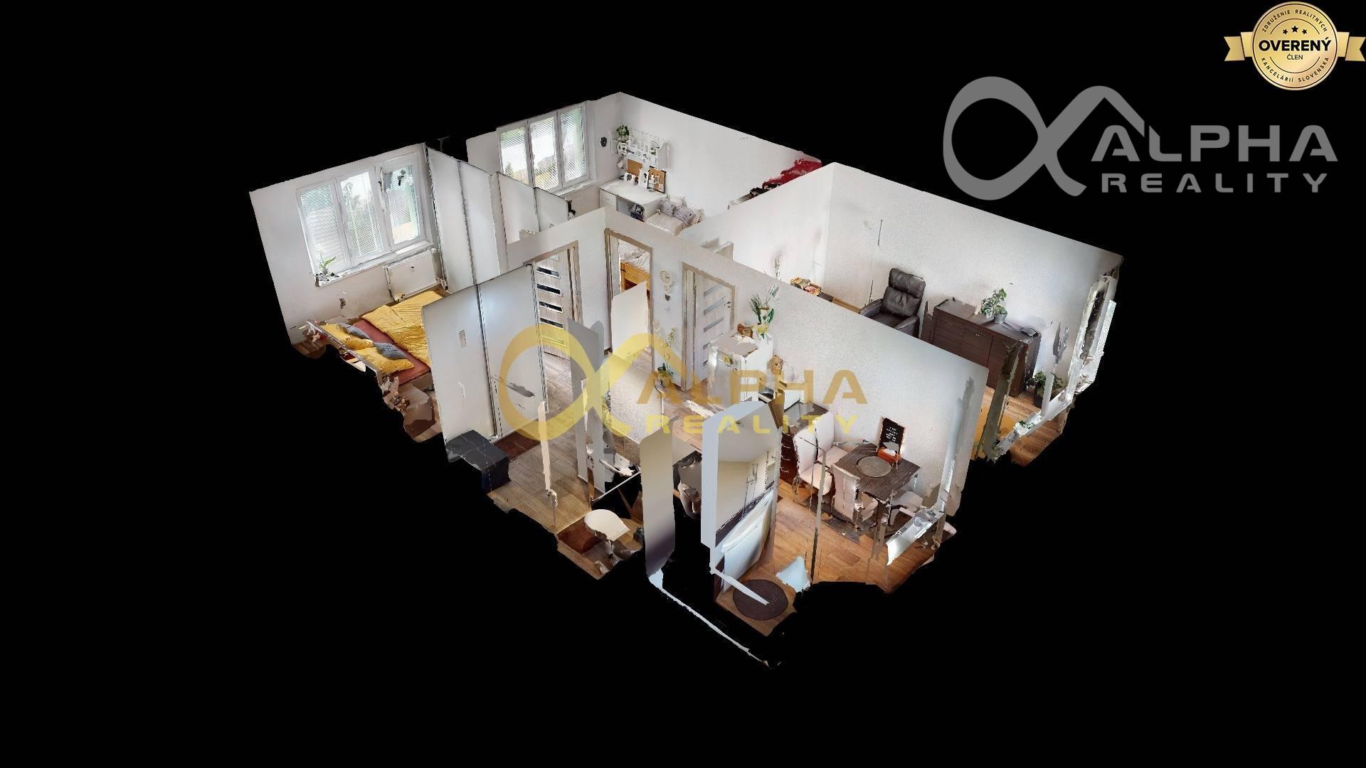 Exkluzívne: Prenájom 3 izbový byt, sídlisko Mier, Spišská Nová Ves