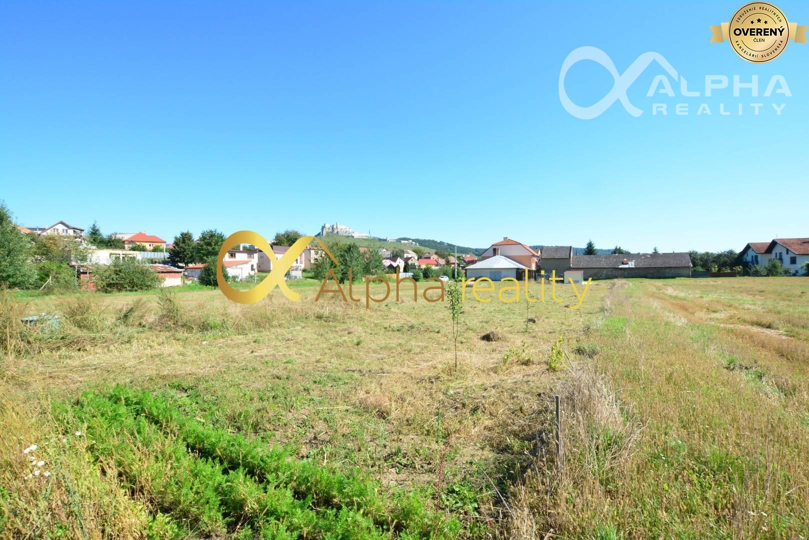 Pozemok vhodný na výstavbu rodinného domu Spišské Podhradie