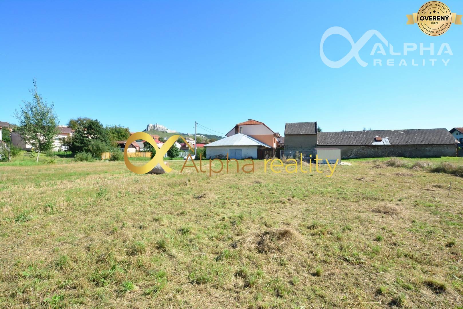 Pozemok vhodný na výstavbu rodinného domu Spišské Podhradie