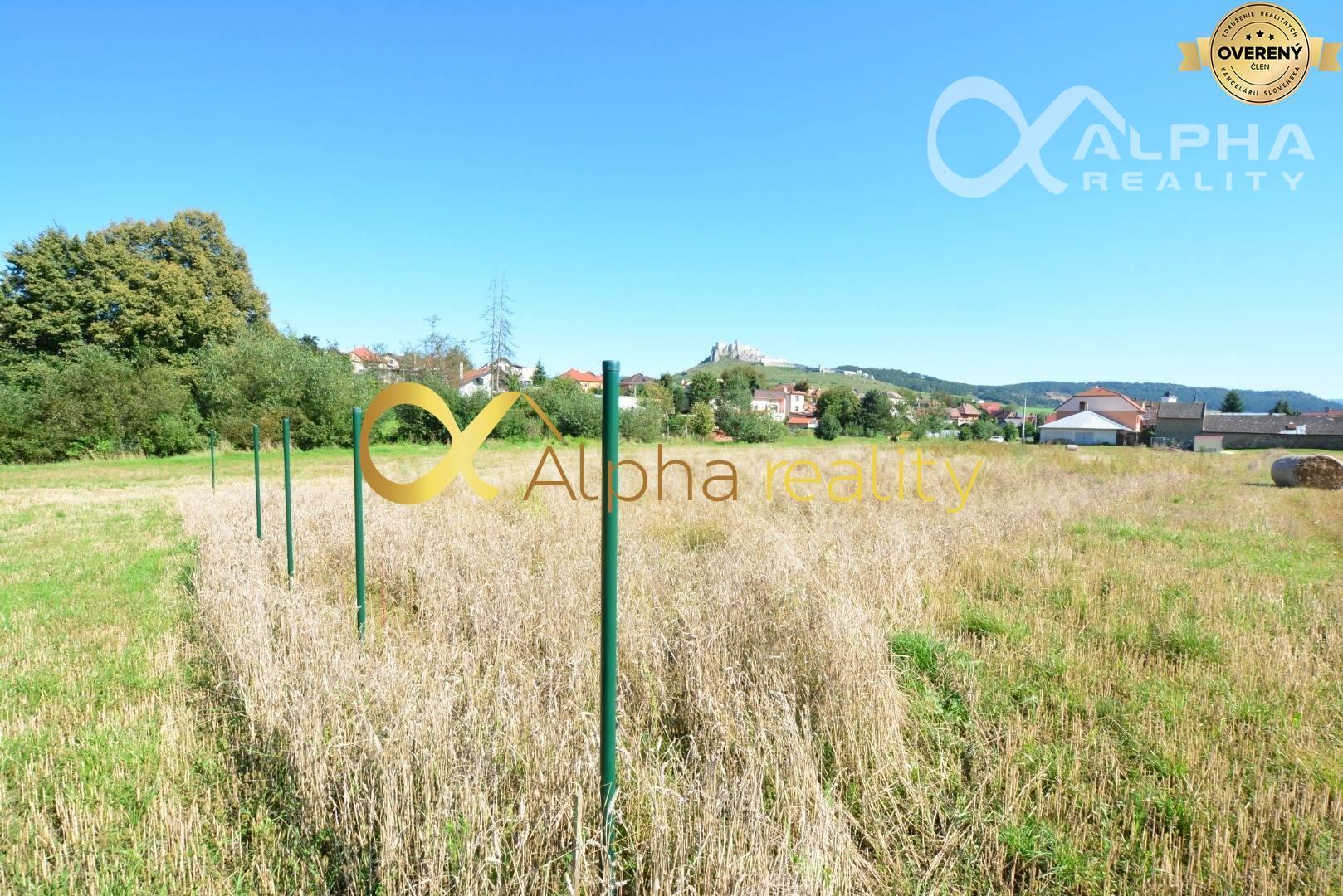 Pozemok vhodný na výstavbu rodinného domu Spišské Podhradie